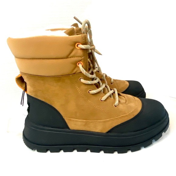 Koolaburra by Ugg Deza Mid Calf Hybrid Waterproof Boots Chestnut Color Size 8 - Picture 9 of 13